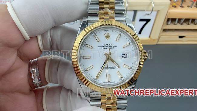 Mejor réplica de reloj Rolex Datejust 41 mm esfera blanca 3235 mecánico VS Factory — luxury replica watch guide | Watch Replica Expert