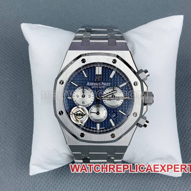 Top-Tier Replica Watch: Audemars Piguet Royal Oak APS Factory Blue Dial 26331, 41mm Stainless Steel Case
