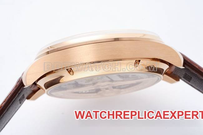 Super clone watch APS factory Portugal IWC perpetual calendar white dialrose goldside live photo