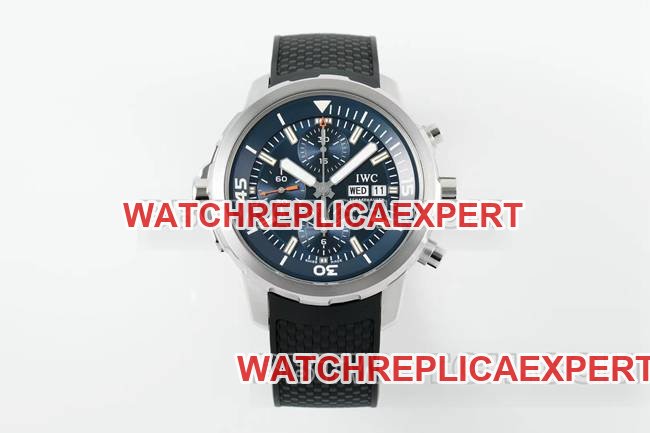 IWC APS Factory Aquatimer Relógio marinho mostrador azul 7750 relógio mecânico com anel interno giratório — luxury replica watch guide | Watch Replica Expert