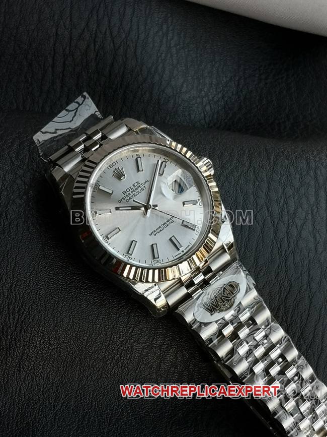 WKD Factory 1:1 Replica Watch Rolex Datejust 41mm Silver Dial 126331 Real Shot - Front View