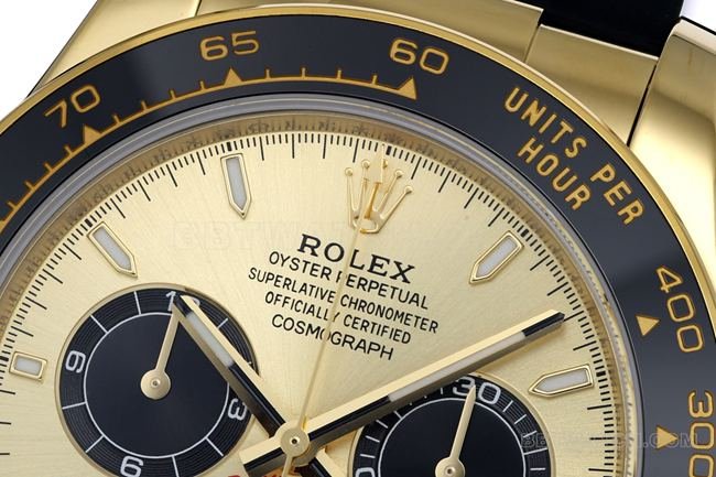 Best replica watch ZF FactoryRolexDaytona gold plate gold case 4131 mechanical front live photo
