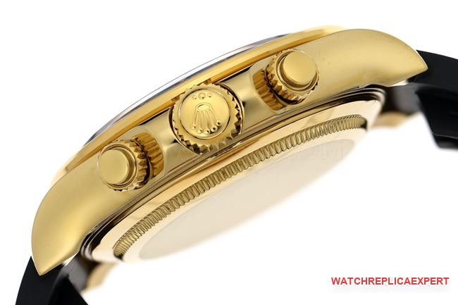 1:1replica watch ZF FactoryRolexDaytonablue dial gold case 4131 mechanical side live photo
