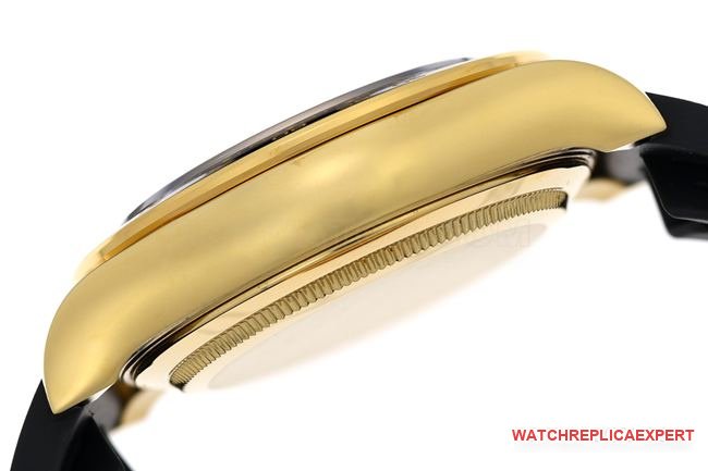 1:1replica watch ZF FactoryRolexDaytonablue dial gold case 4131 mechanical side live photo
