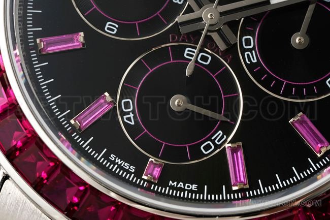 best replica watch daytonappm factory rolexblack dial moissanite diamond bezelfront live photo
