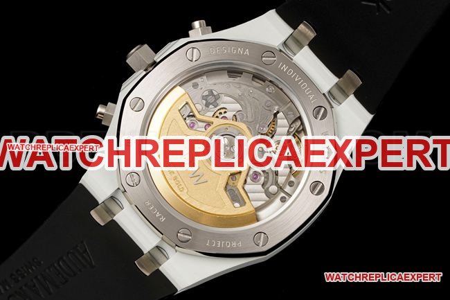 top-tier replica watch Diw factory Royal Oak Audemars Piguet gray plate chronograph mechanical caseback live photo