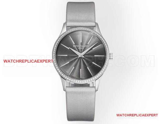 Ultradünne Replik-Uhr Patek Philippe Calatrava 4997 GS Factory mit tiefgrauem Zifferblatt und vollautomatischem Uhrwerk — luxury replica watch guide | Watch Replica Expert