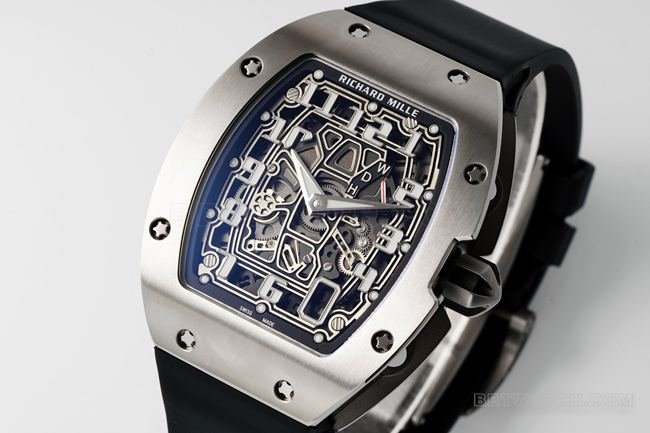 top-tier replica watch Richard Mille hollow dialRM67-01front live photo