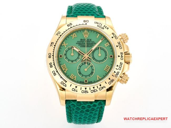 Rolex Daytona 116519 mostrador em madrepérola verde réplica de relógio 1:1, cronógrafo Super Clone de 40 mm — detailed review and buying guide | Watch Replica Expert