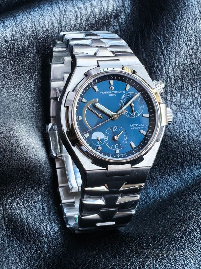 The best replica watch KR factory Vacheron Constantin travels all over the world blue dial47450front live photo