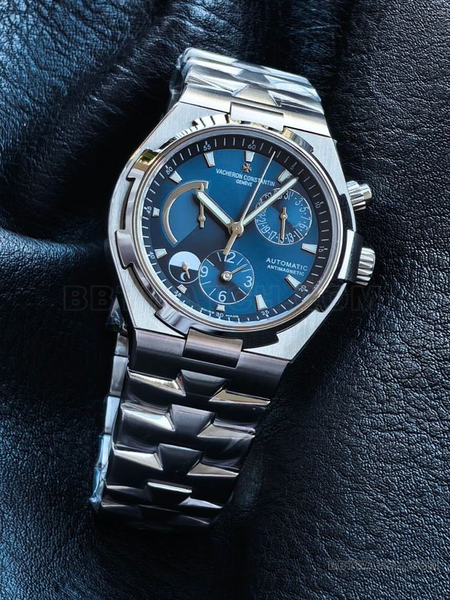 The best replica watch KR factory Vacheron Constantin travels all over the world blue dial47450front live photo