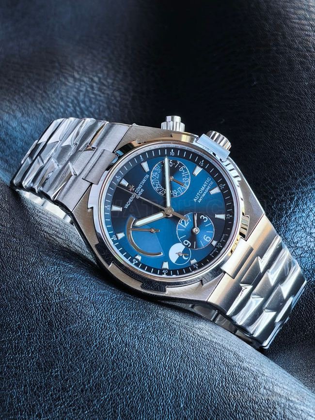 The best replica watch KR factory Vacheron Constantin travels all over the world blue dial47450front live photo