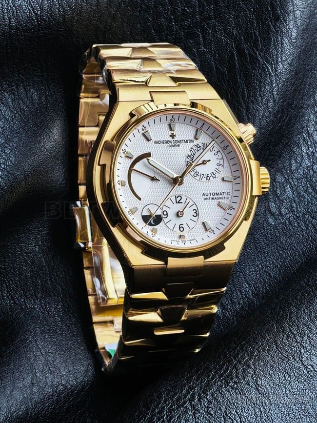 The best replica watch KR factory across the world Vacheron Constantinyellow goldwhite dial47450front live photo