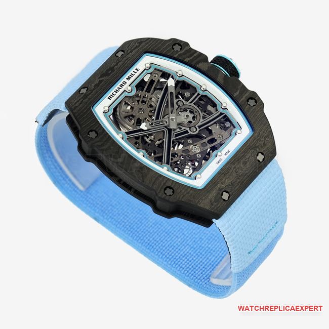 top-tier replica watch UMI factory Richard Mille hollow dialRM067-02front live photo