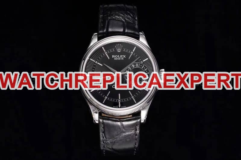Rolex Cellini independent small second 3165movementreplica series watch comparison review front view