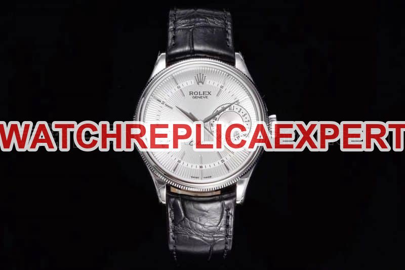 Rolex Cellini independent small second 3165movementreplica series watch comparison review front view