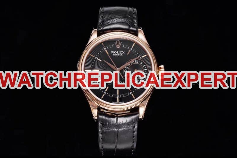 Rolex Cellini independent small second 3165movementreplica series watch comparison review front view