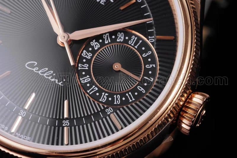 Rolex Cellini independent small second 3165movementreplica series watch comparison review detail shots