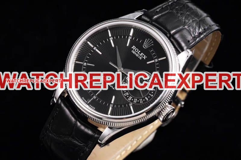 Rolex Cellini independent small second 3165movementreplica series watch comparison review front view