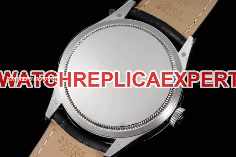 Rolex Cellini independent small second 3165movementreplica series watch comparison review bottom cover picture