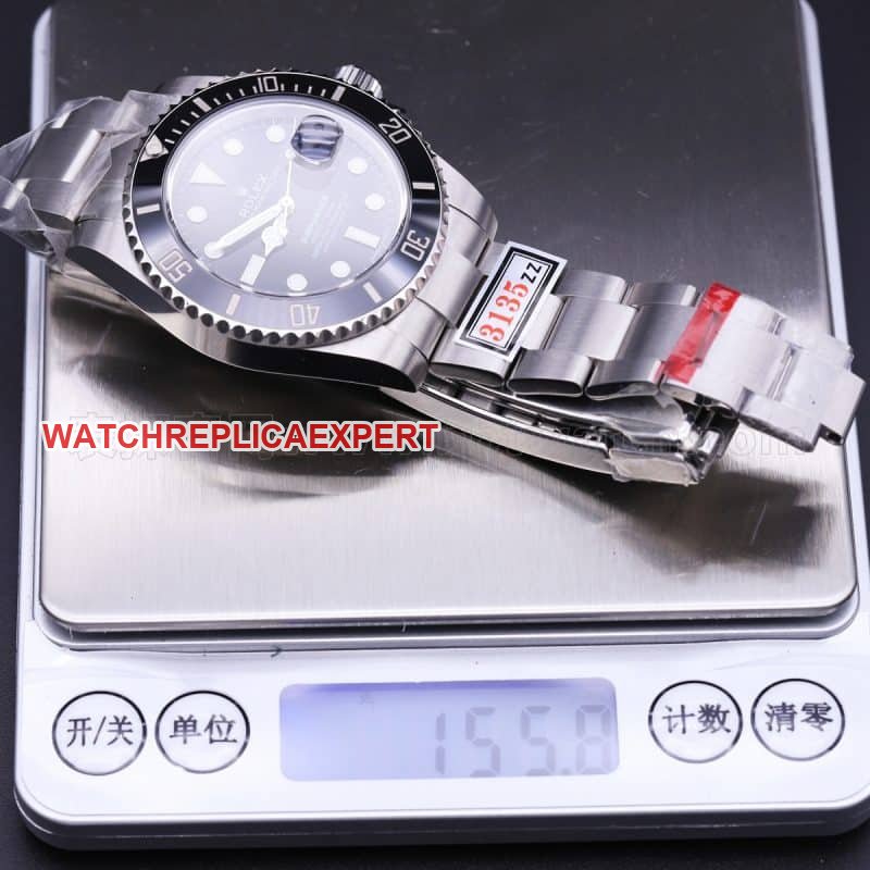 Rolex Black Submariner Replica Watch ZZ Factory vs N Factory V10S Comparison Review Weight Chart