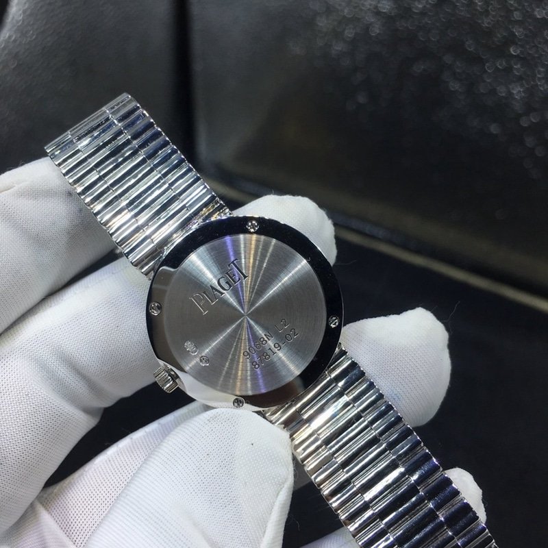 Piaget Jewelry 18K gold starry quartz movement 26mmsteel bracelet watch back cover picture
