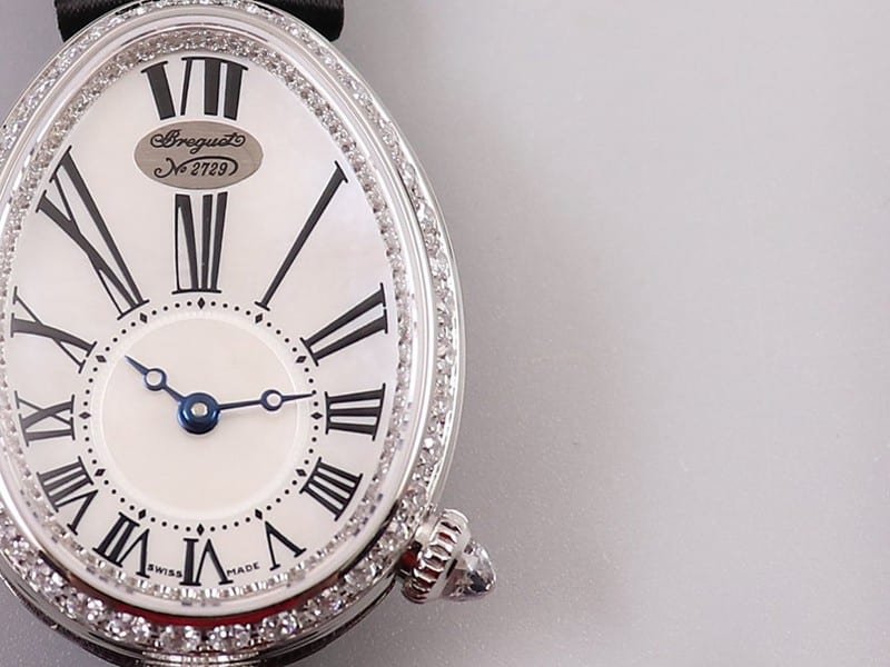 Replica Breguet ladies watch ZF Queen of Naples series full diamond detail shots