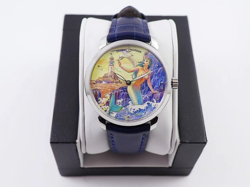 Athens 1:1 gilt classic series watch 3203-136LE-2/MANARA.10 front view