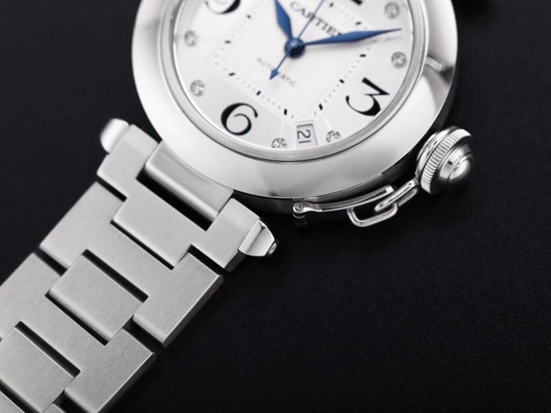 V9 Factorysuper clone watch Cartier Pasha series W31074M7 ladies automatic movementwhite dialdetail shots