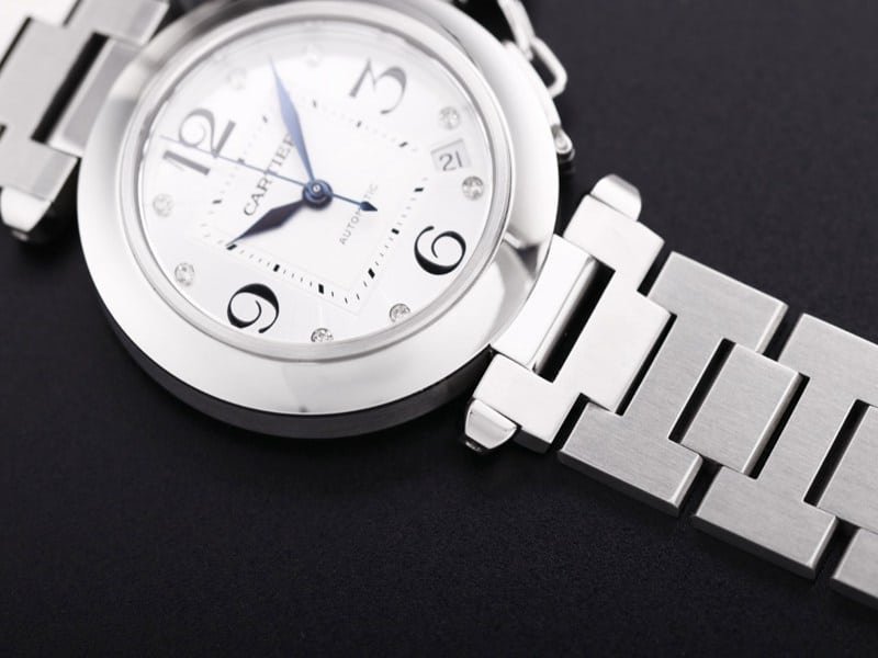 V9 Factorysuper clone watch Cartier Pasha series W31074M7 ladies automatic movementwhite dialdetail shots