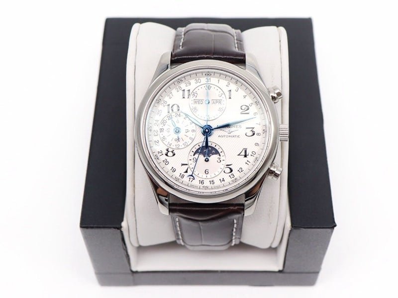 GL Factory Longines Master Collection Phase de lune à huit aiguilles 1:1 Réplique premium avec bracelet à cadran argenté modèle L2.673.4.78.3 — luxury replica watch guide | Watch Replica Expert