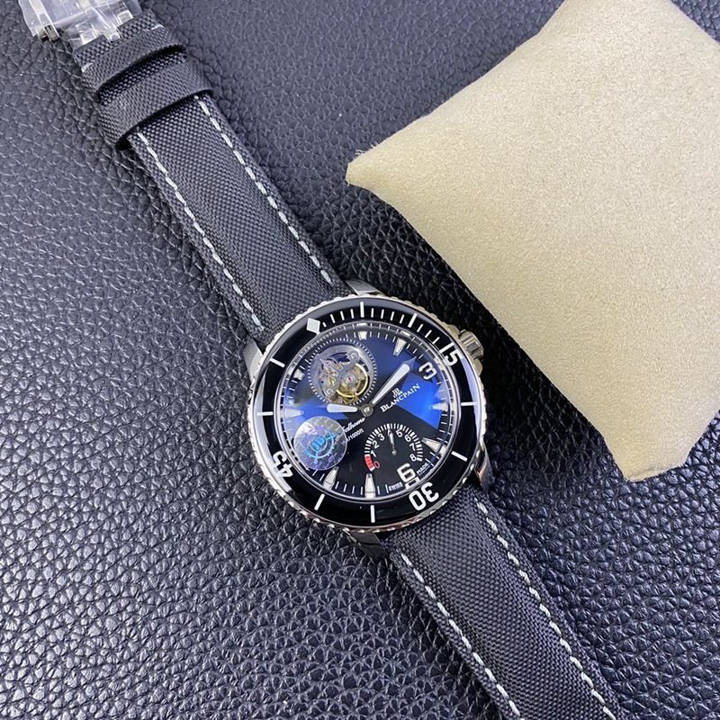 Blancpain Fifty Fathoms Series Ultimate Edition Genuine Tourbillon Men's Watch Replica Watch Front View