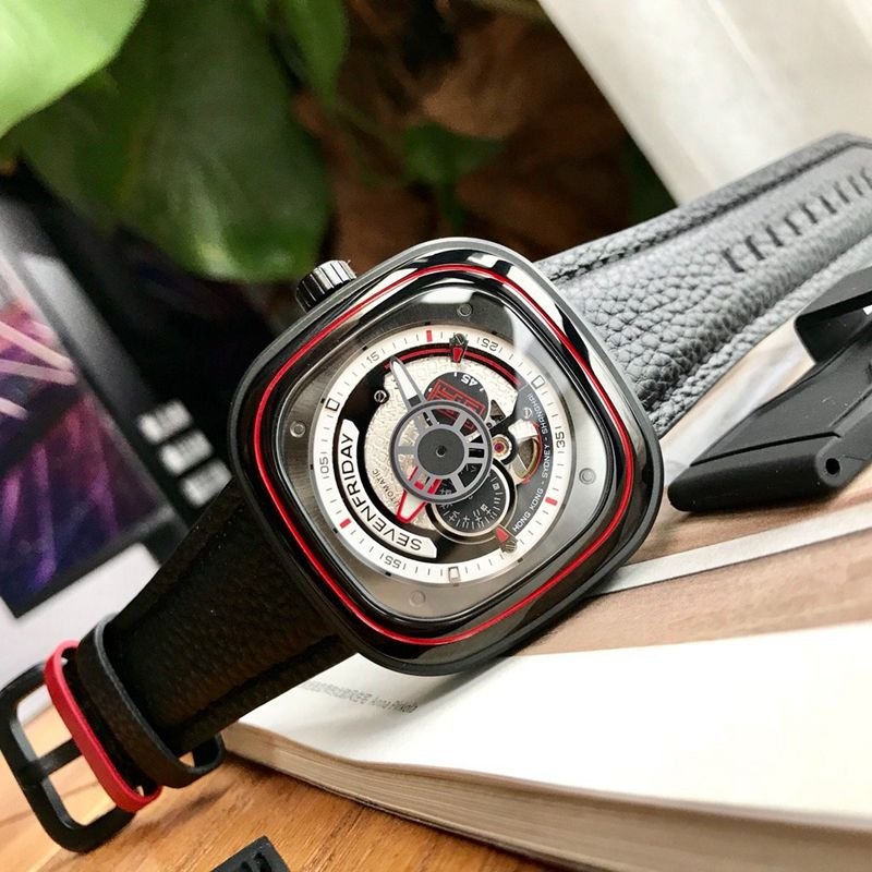 Sevenday display five replica watch new sevenfridayP1B/10 joint model front view
