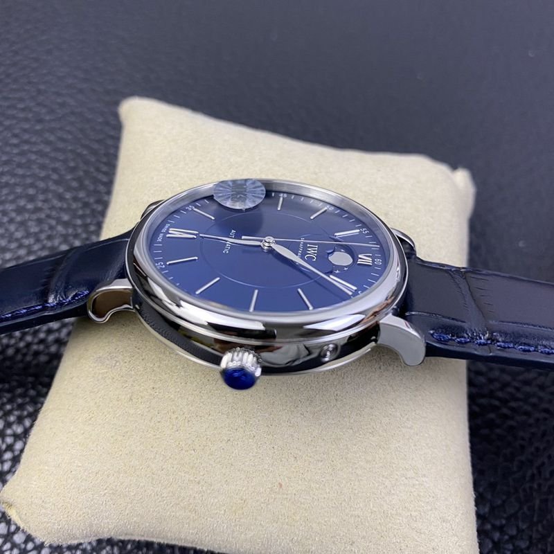 IWC super clone watch Portofino series moon phase automatic watch side view