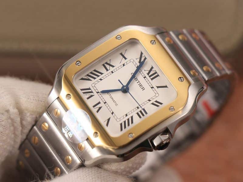 Cartier high-quality watches new Santos watch front view