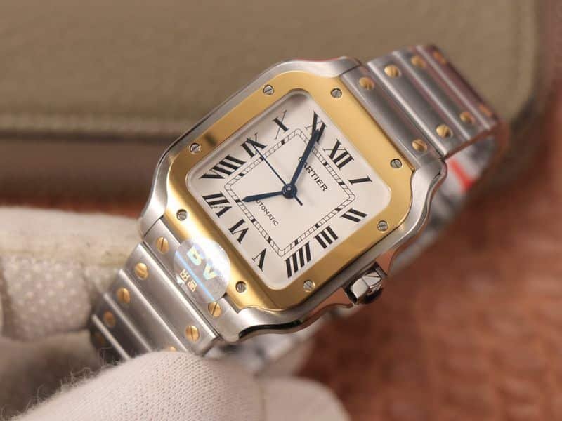 Cartier high-quality watches new Santos watch front view