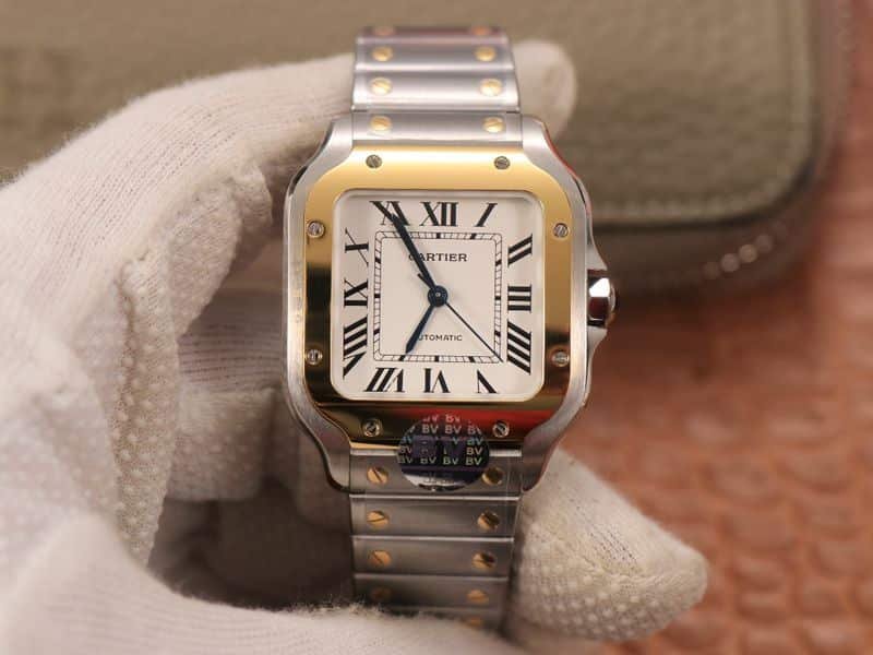 Cartier high-quality watches new Santos watch front view