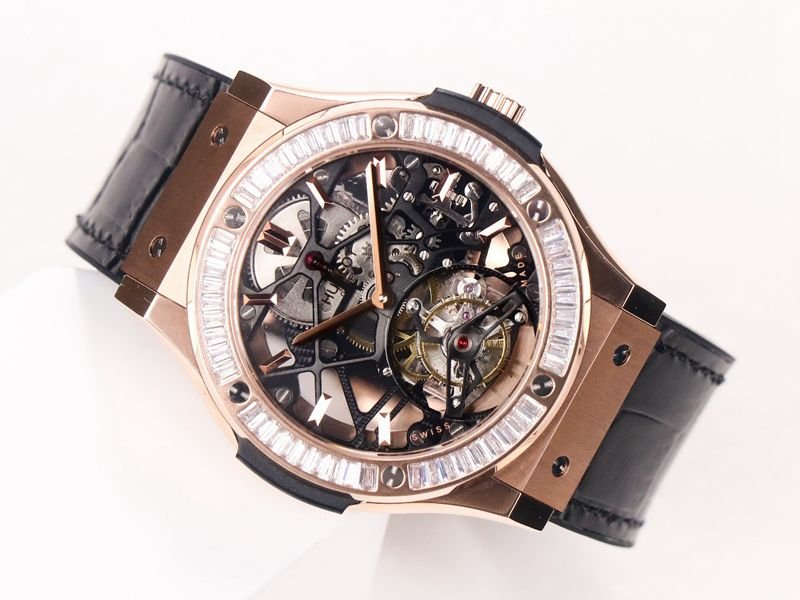 Hublot high-quality replica watch (Hublot) CLASSIC FUSION series tourbillon watch front view
