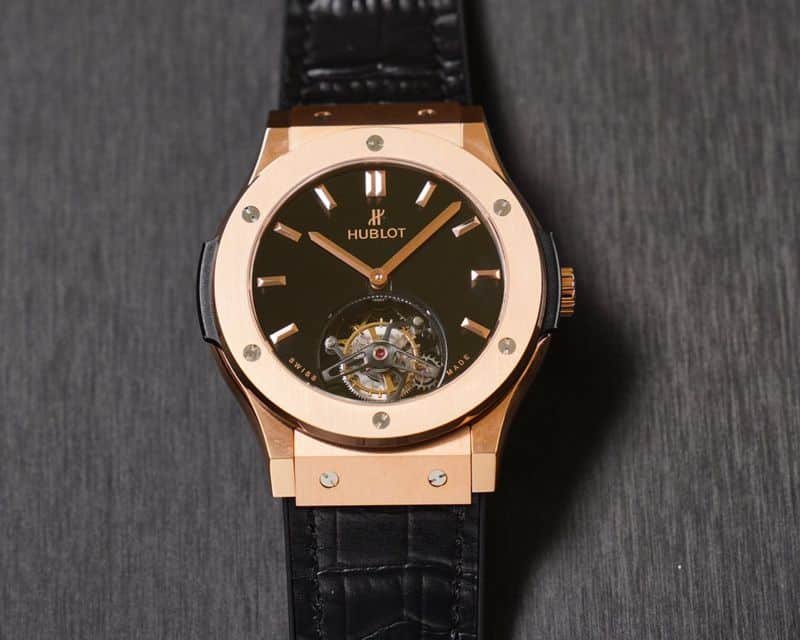 Hublot high-quality replica watch (Hublot) classic fusion DX-FACTORY tourbillon series watch front view