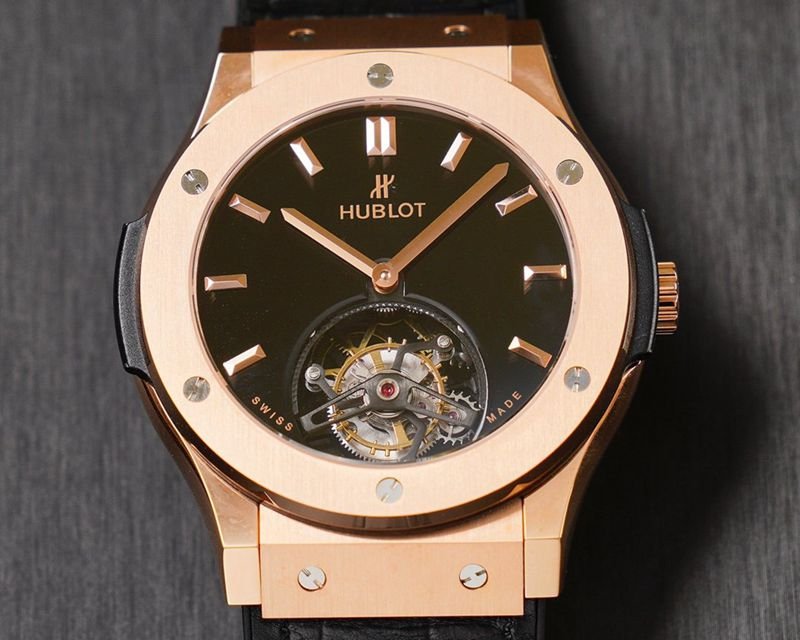 Hublot high-quality replica watch (Hublot) classic fusion DX-FACTORY tourbillon series watch front view