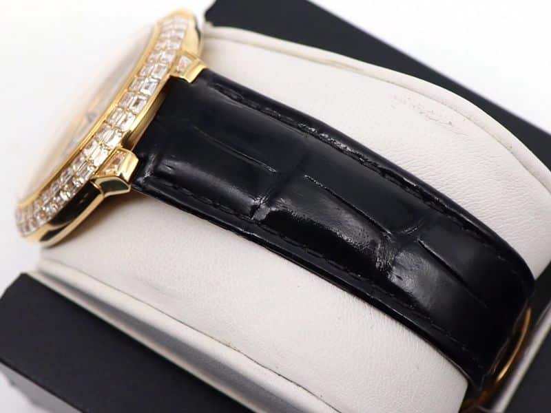 Cartier super clone watch Cartier blue balloon square diamond baby's breath watch bracelet picture