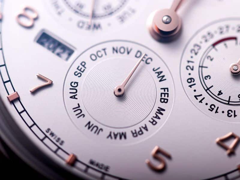 IWC super clone watch Portuguese series true perpetual calendar complication watch detail shots