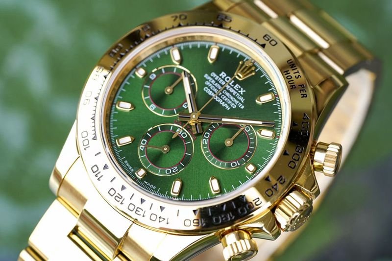 Rolex high-quality replica watch Cosmograph Daytona all gold series watch front view