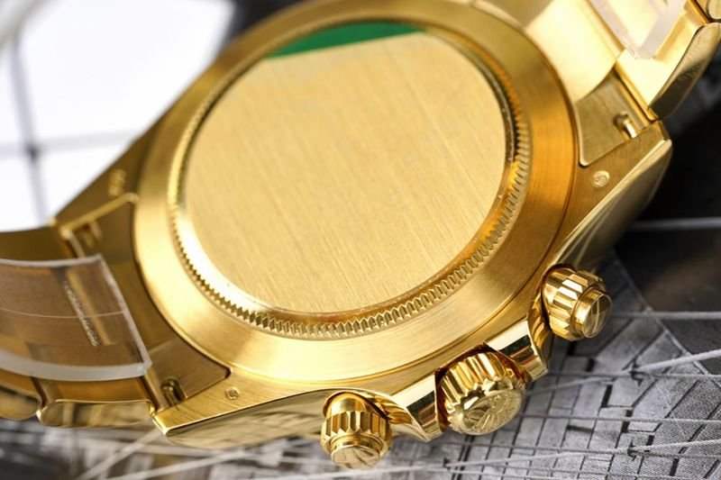 Rolex high-quality replica watch Cosmograph Daytona all-gold series watch back cover picture