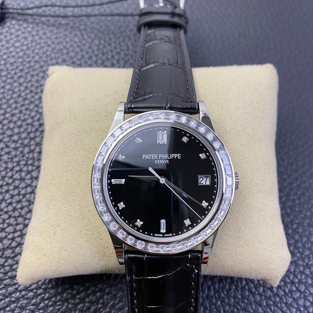 Montre classique ZF Patek Philippe pour homme de qualité Super Clone avec cadran noir transparent - Modèle esthétique fin 5298P-012 Factory Patek Philippe — luxury replica watch guide | Watch Replica Expert
