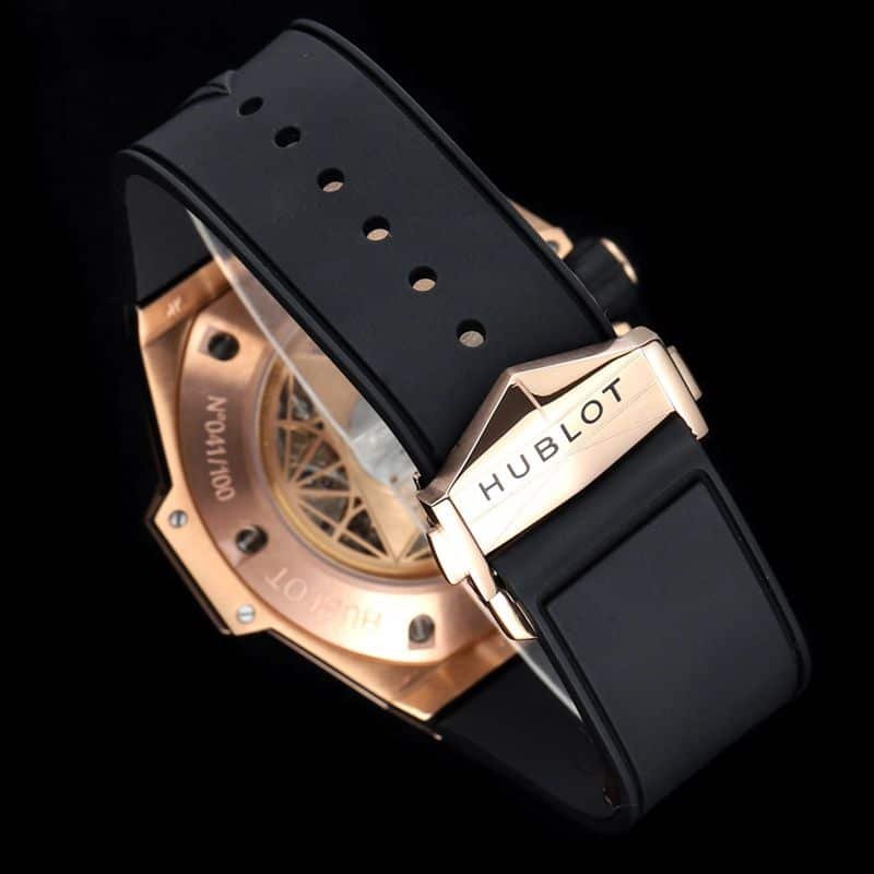 HublotHublothigh-quality replica watch new BigBangSangBleuII tattoo men's mechanical watch clasp picture