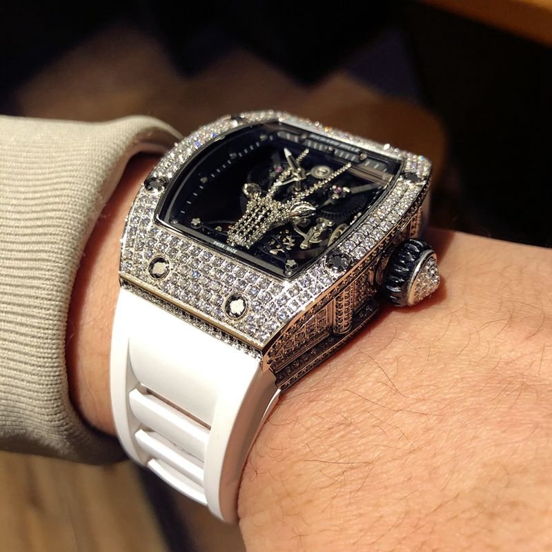 Richard Mille super clone watch RichardMille starry series men's mechanical watch detail shots