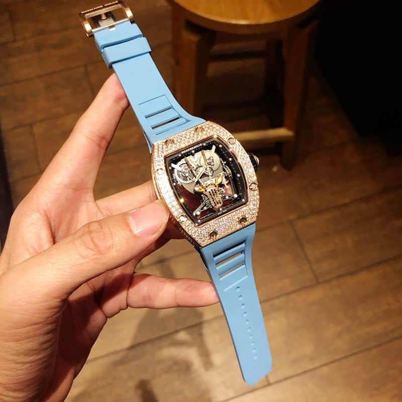 Richard Mille high-quality replica watch RichardMille Gypsophila series men's mechanical watch front view