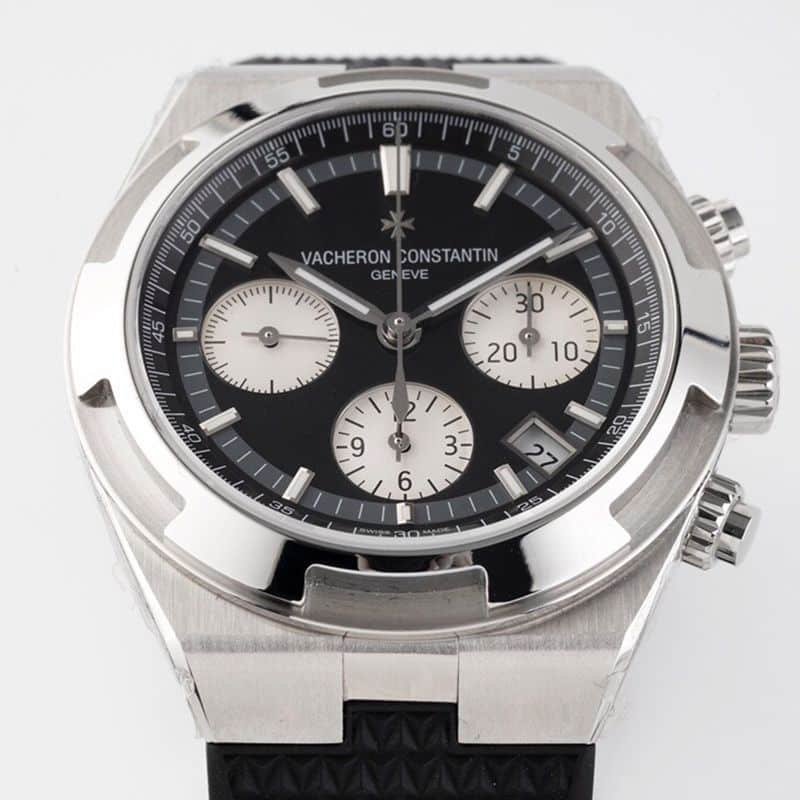 Vacheron Constantintop-tierhigh-quality replica watch Zonghengshihai series men's mechanical black face watch front view