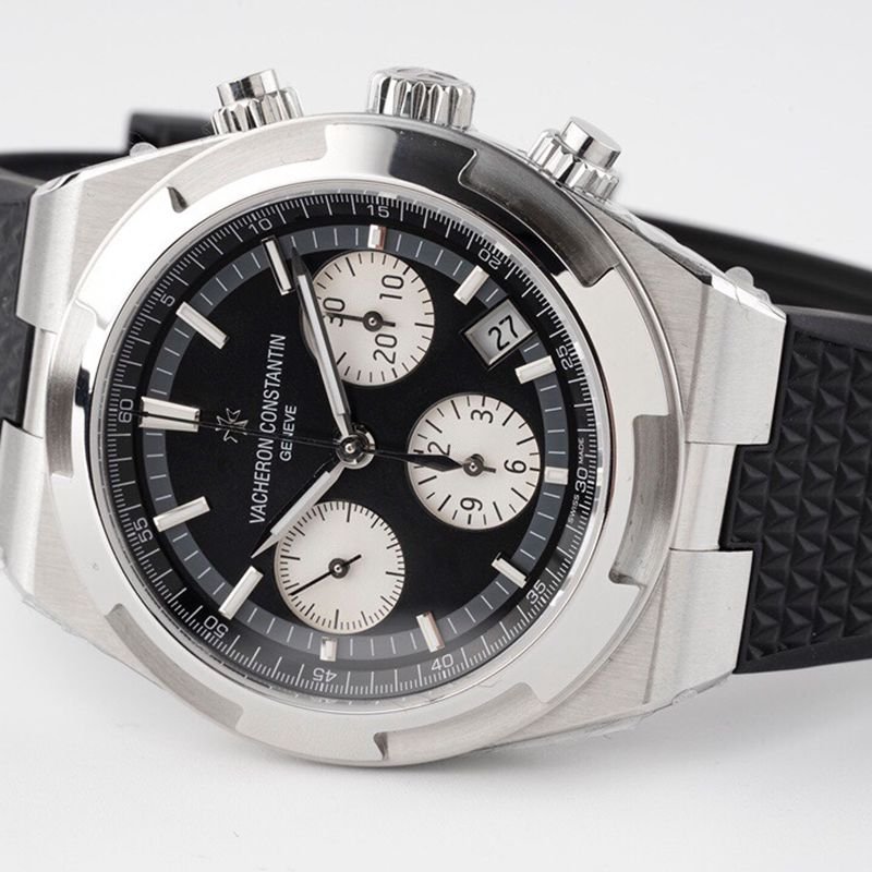 Vacheron Constantintop-tierhigh-quality replica watch Zonghengshihai series men's mechanical black face watch front view